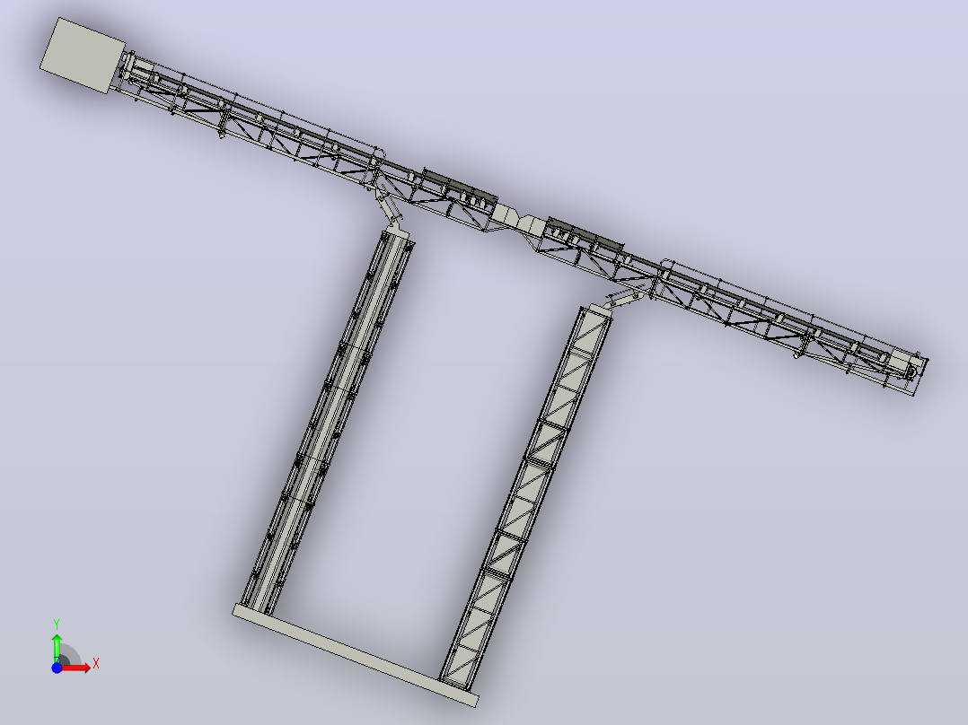 碎石运输机前视图