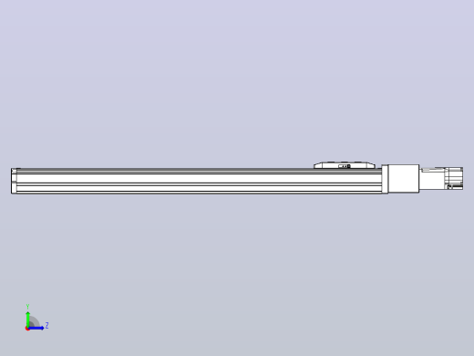 滚珠丝杠直线轴内置导轨TPA-GCR-50-1210C-L550-M-M10-N3左视缩略图