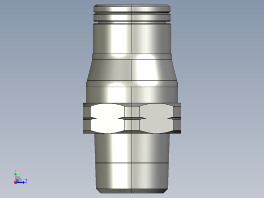 管接头螺纹68PLM-6M-2R系列左视缩略图