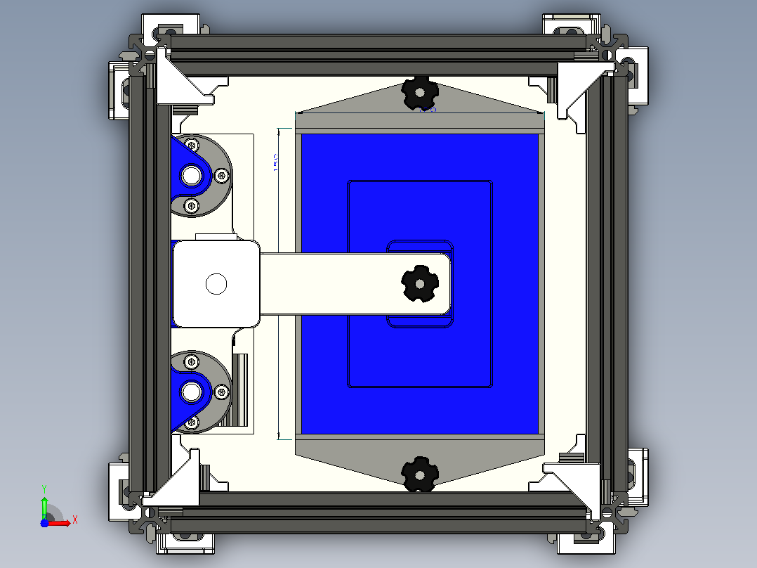 SLA光固化3D打印机 UG STP前视图