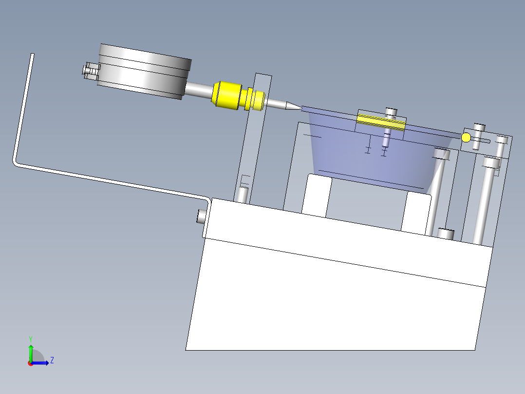外径测定计检具左视图