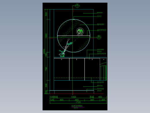 家装类CAD图块(四)-FH01024A