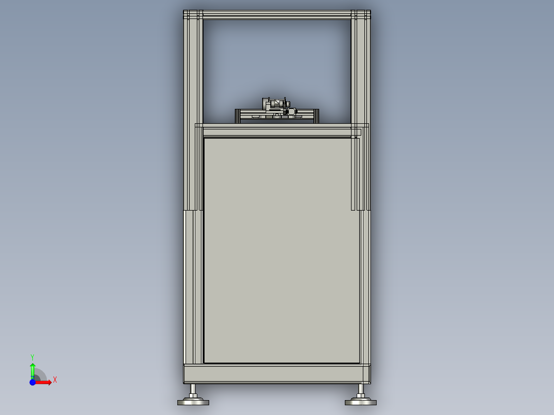 加速度测试设备（测试安全带）step前视图