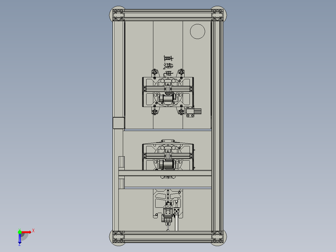 加速度测试设备（测试安全带）step俯视图