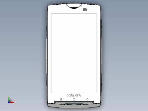 X10手机模型前视缩略图