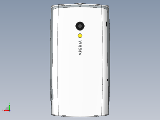 X10手机模型后视缩略图