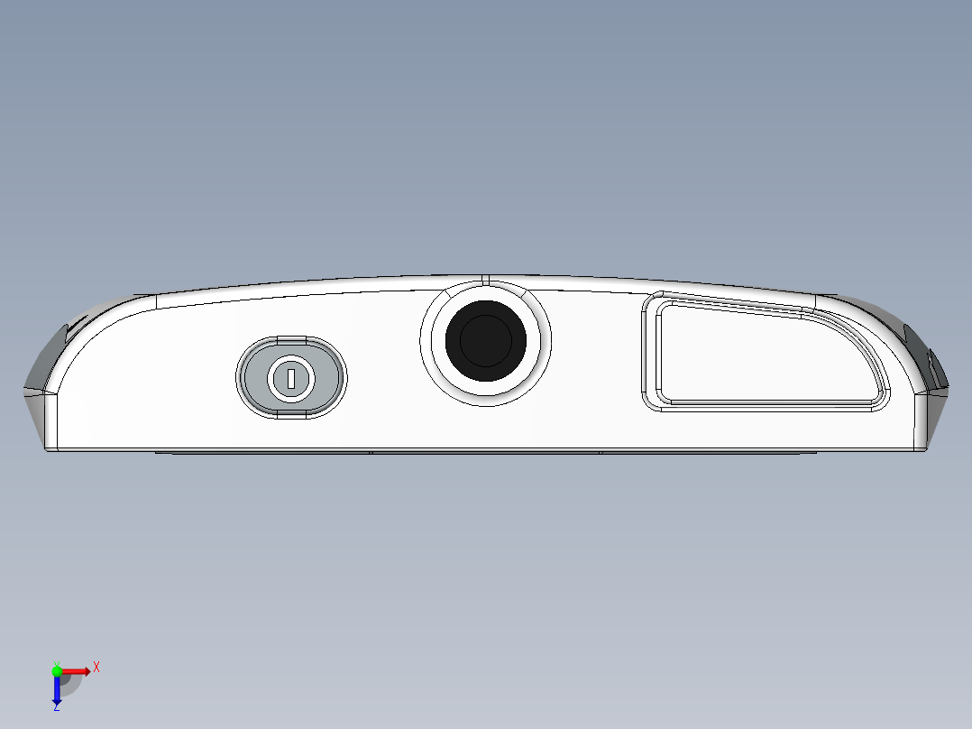 X10手机模型俯视图