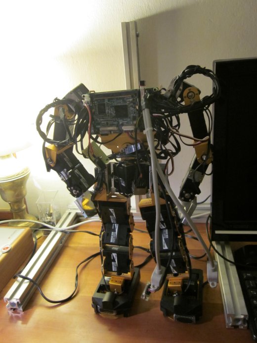 Robonova人形机器人结构模型3D图纸 STEP格式缩略图