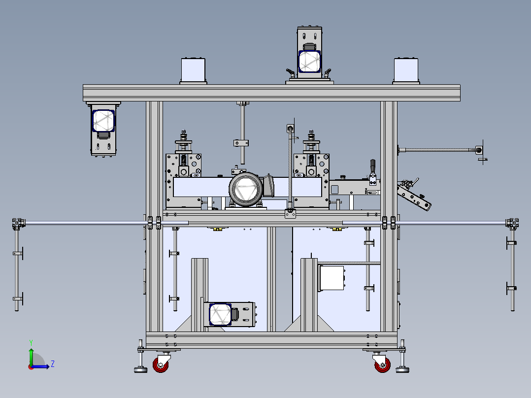 THJ450B.2双座贴合机后视图