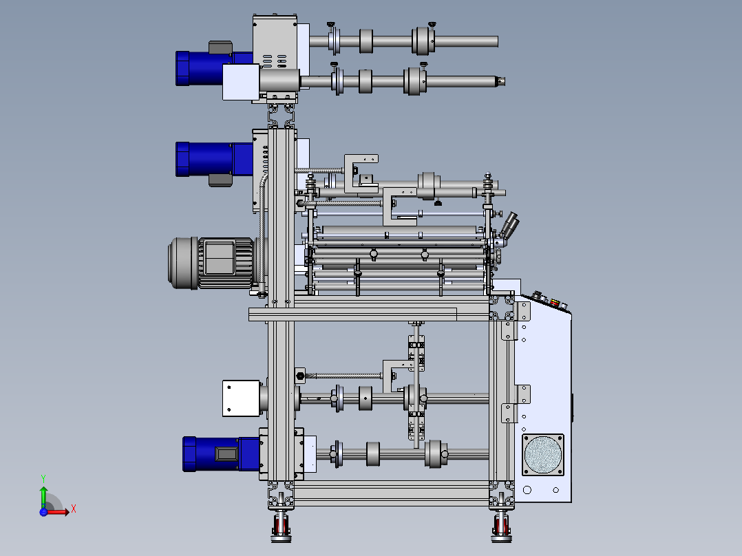 THJ450B.2双座贴合机左视图