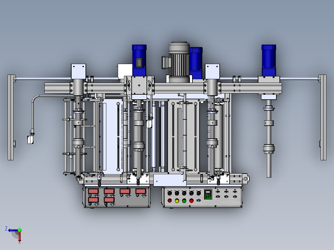THJ450B.2双座贴合机俯视图