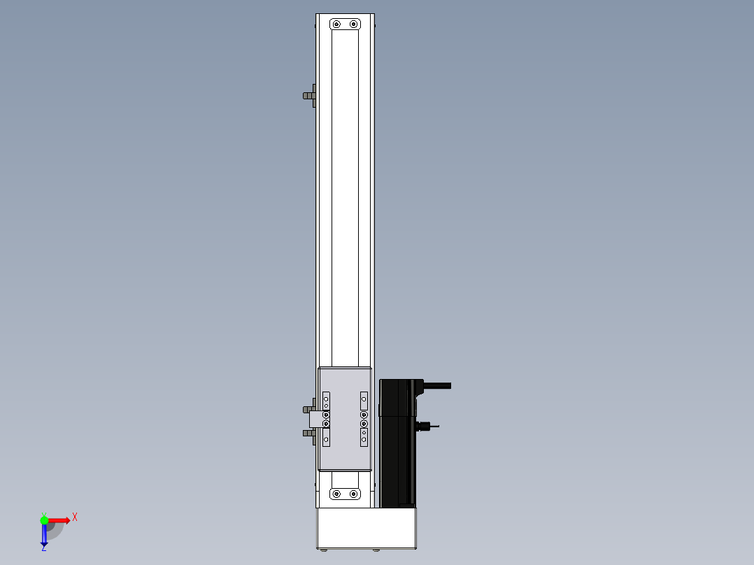 Toyo东佑达直线模组-ETH6-350-BL+煞車-M5俯视图