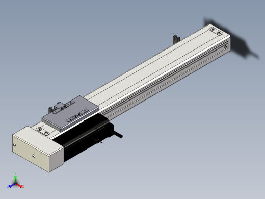Toyo东佑达直线模组-ETH6-350-BL+煞車-M5正等轴测缩略图