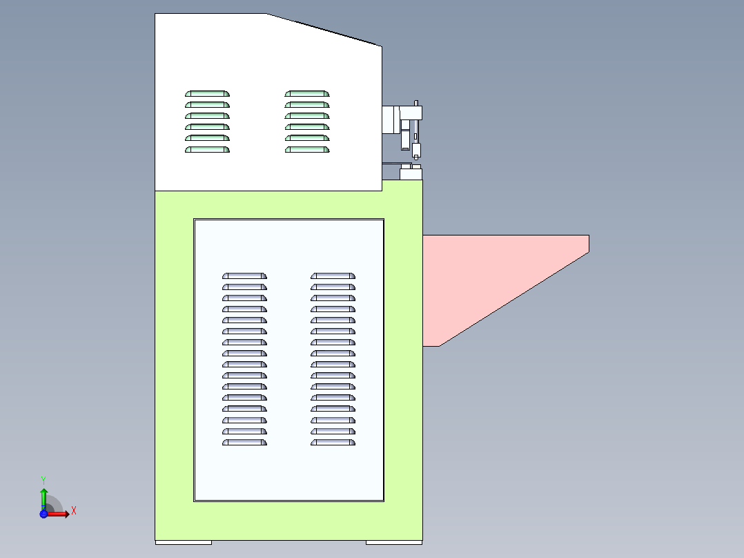 外抽真空包装机前视图