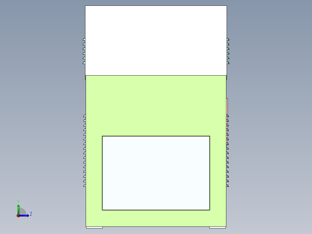 外抽真空包装机左视图