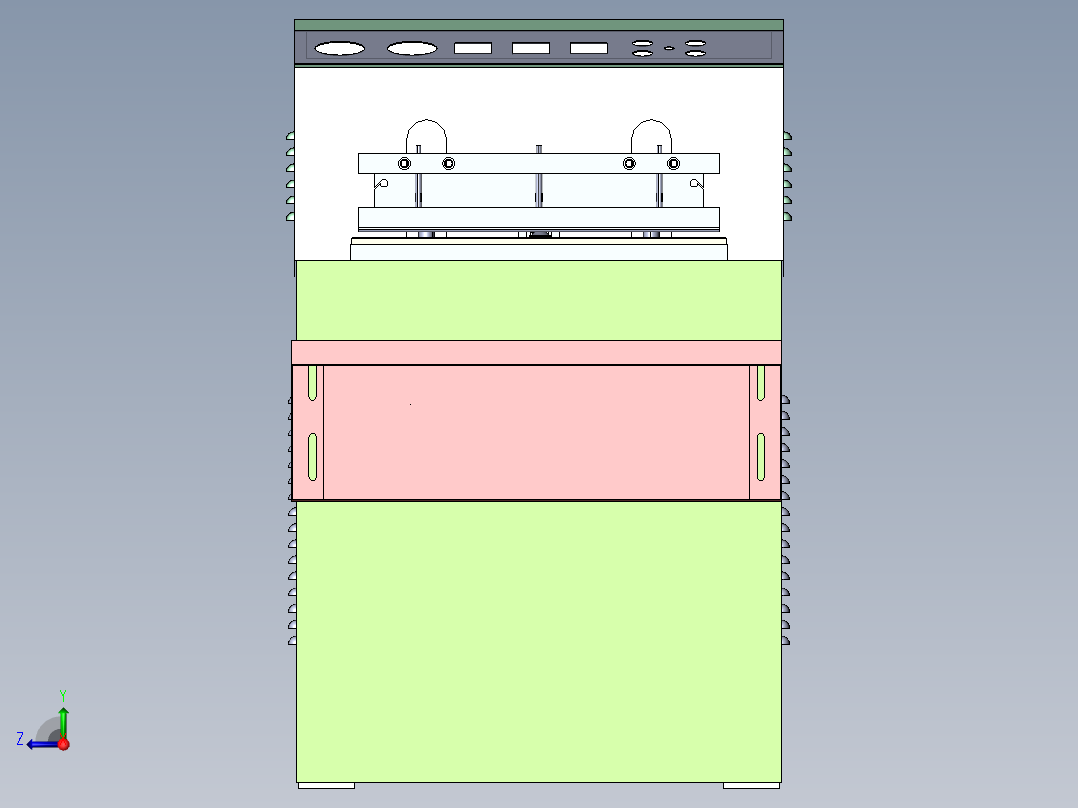 外抽真空包装机右视图
