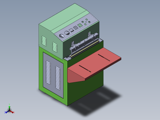 外抽真空包装机正等轴测缩略图