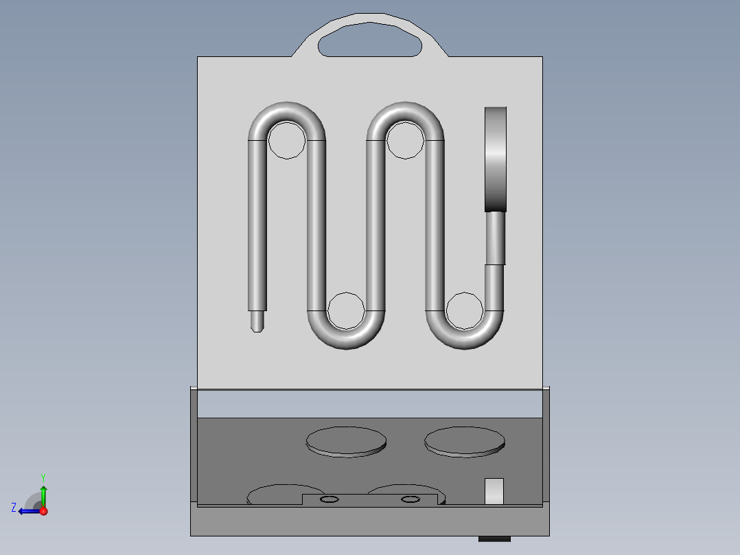 汽车胎压检测设备右视图
