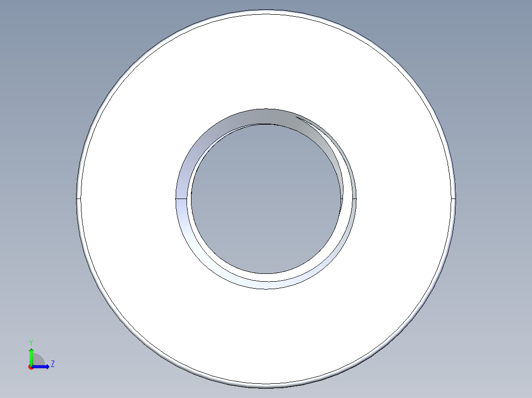 法兰螺母-34-FN.STEP左视图