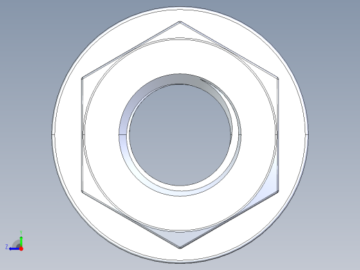 法兰螺母-34-FN.STEP右视缩略图