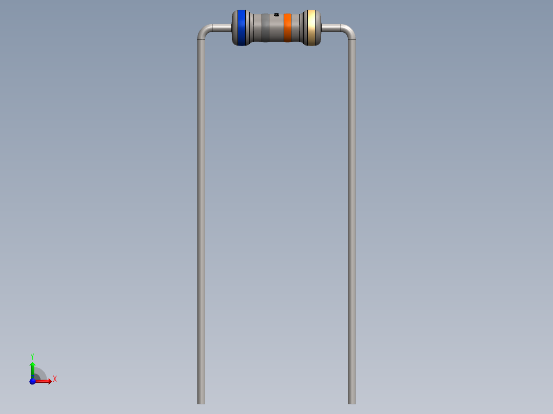 电容器 二极管 电阻器-Resistor 68K Ohm前视图