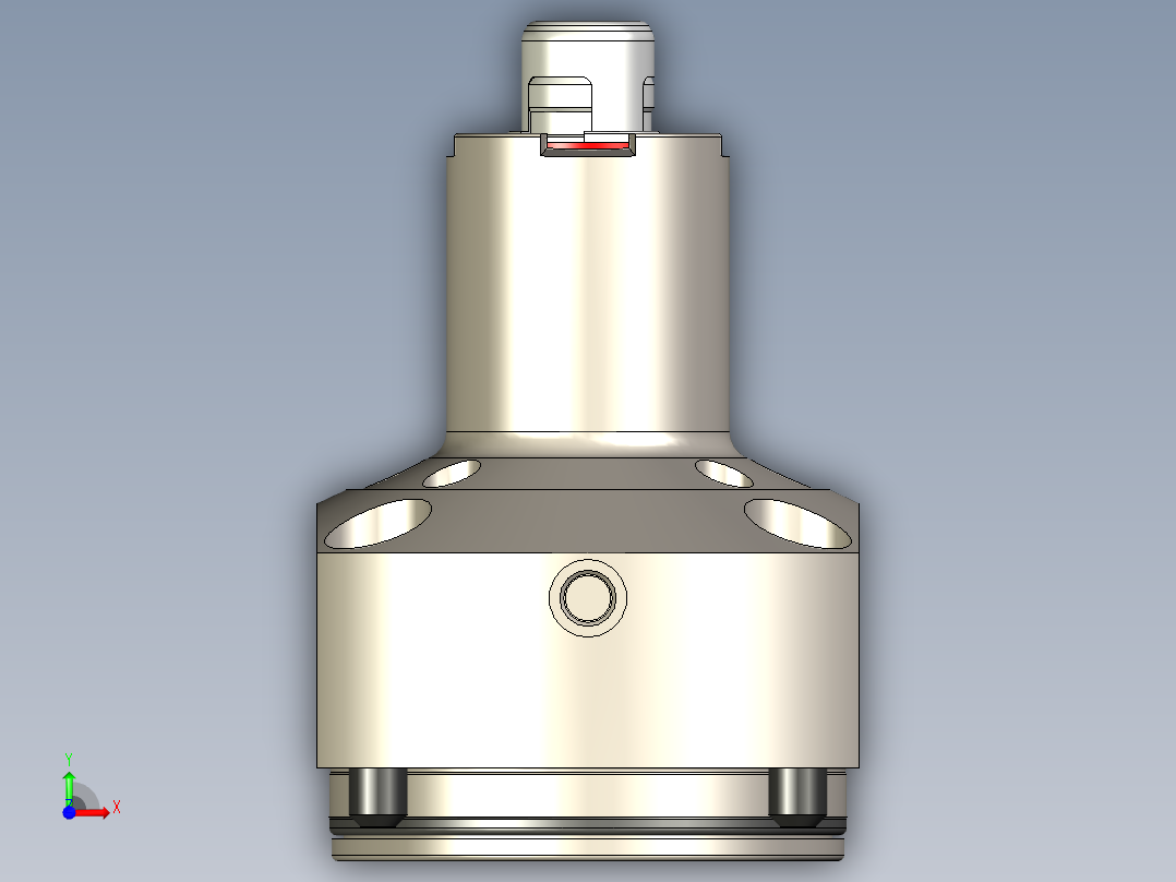 KOSMEKSFA3000-M1A-140-H65多系列多零件图纸模型多系列多零件图纸模型前视图