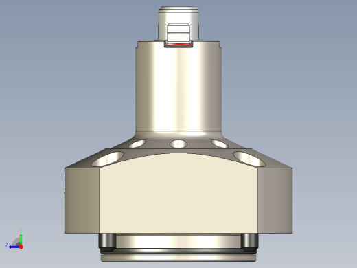 KOSMEKSFA3000-M1A-140-H65多系列多零件图纸模型多系列多零件图纸模型右视缩略图