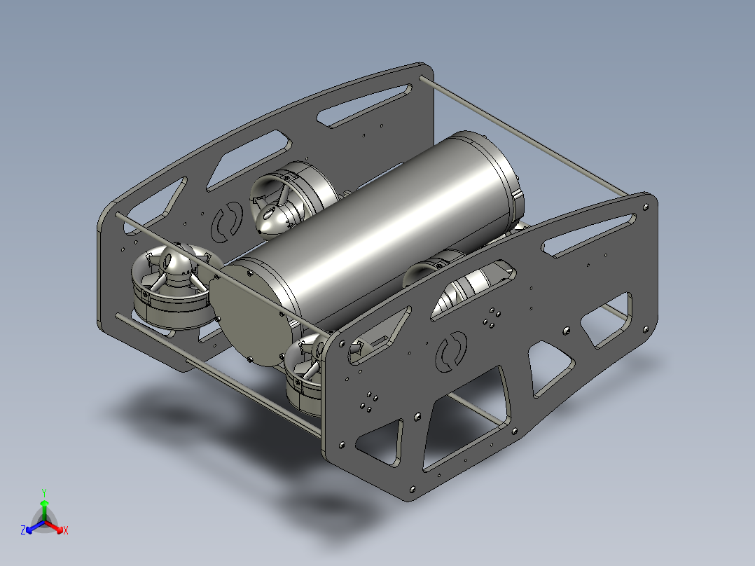水下潜航器SOLIDWORKS 2012, STEP _ IGES