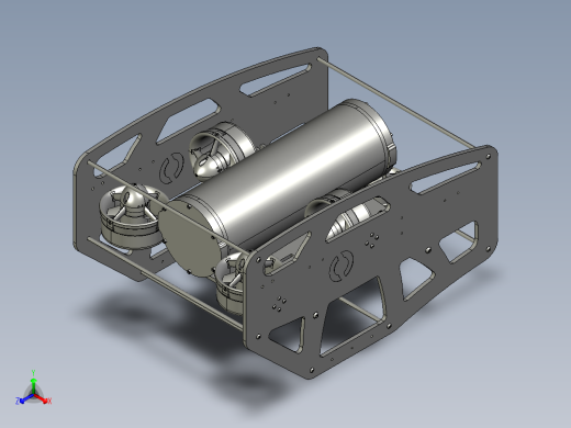 水下潜航器SOLIDWORKS 2012, STEP _ IGES