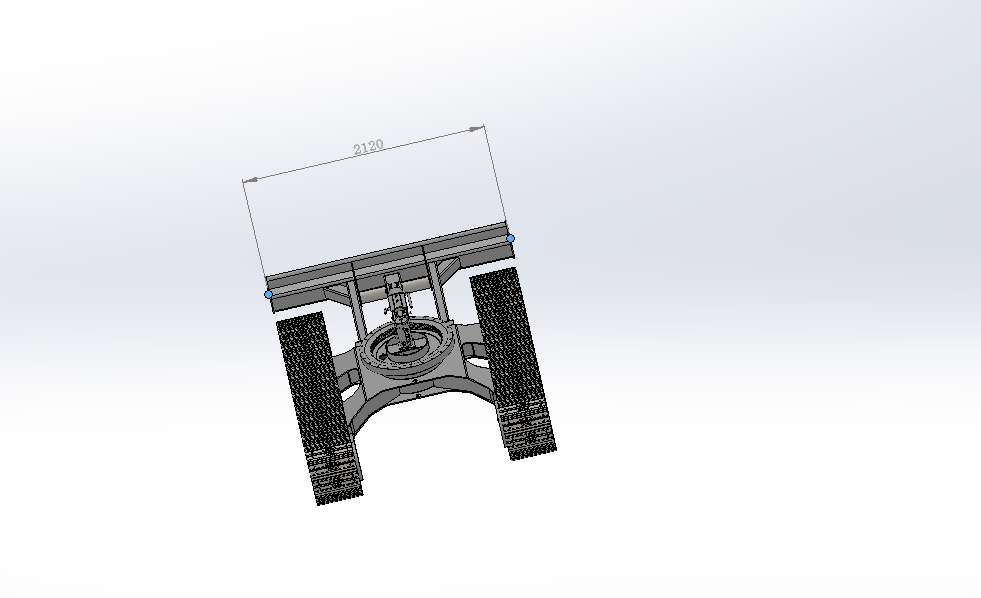 6吨挖掘机履带底盘三维SW模型+CAD