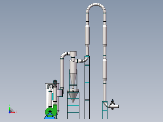 QG10型气流烘干机前视缩略图