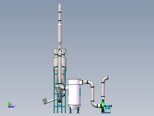 QG10型气流烘干机左视缩略图