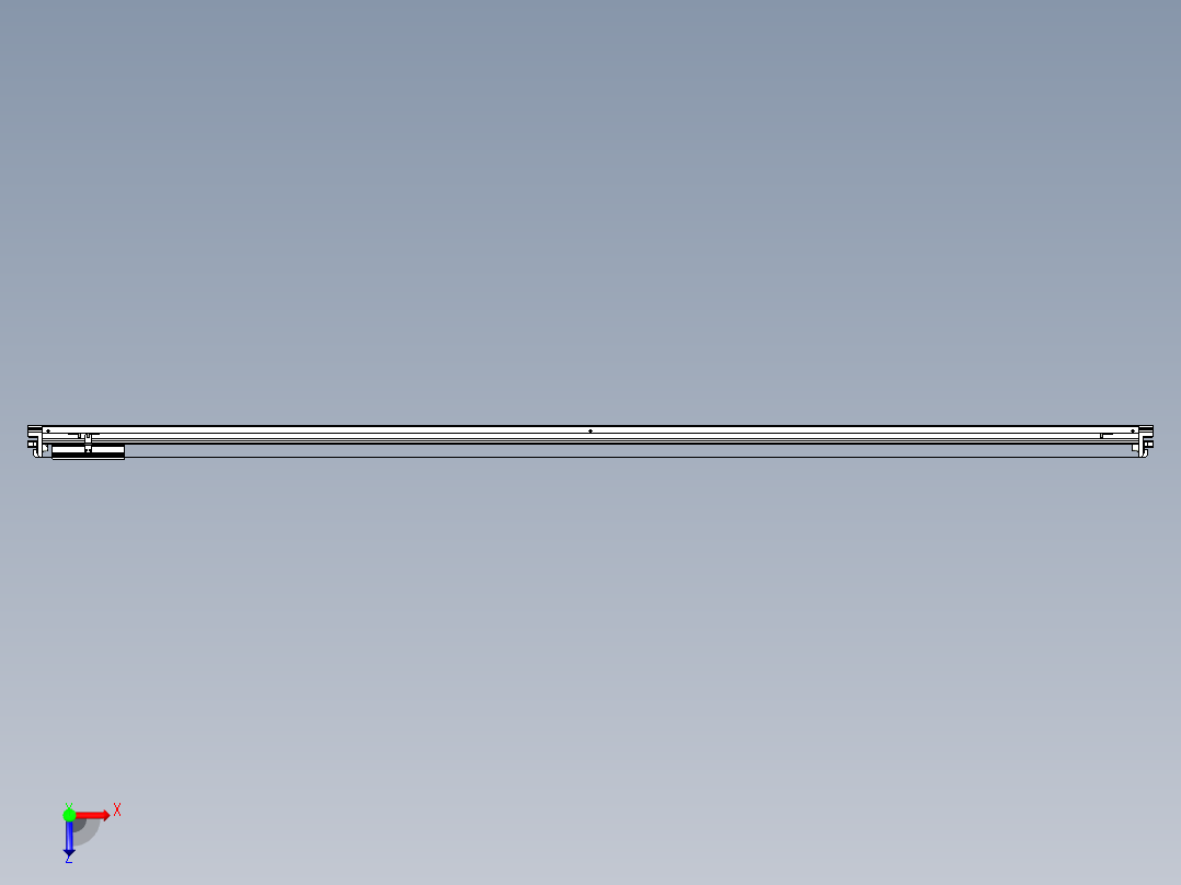 威洛博VL系列3d模型模组VL14S2Y-S2500俯视图