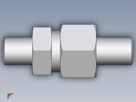 卡套式工业通用硬管接头EO_Weld_fitting_for_tubes_ASK616X2S俯视缩略图