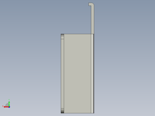 基恩士LV-S41_bracket_kc图纸模型后视缩略图