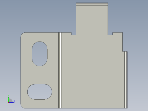 基恩士LV-S41_bracket_kc图纸模型左视缩略图