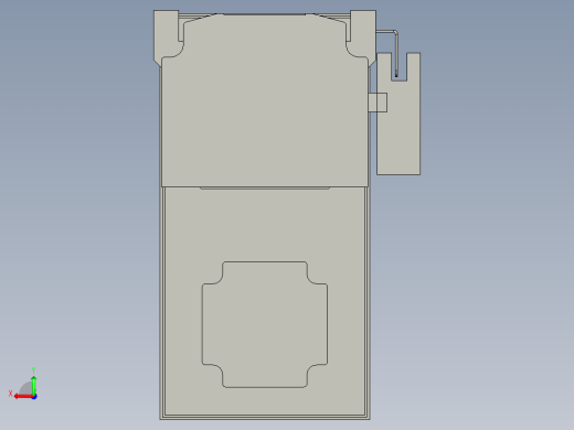 直线模组LHA6-S200-D-100W(16丝杆)设计图纸后视缩略图