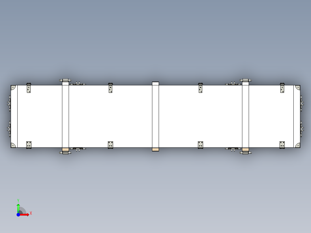 木板包装箱木箱4前视图
