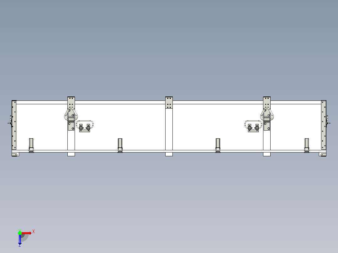 木板包装箱木箱4俯视图