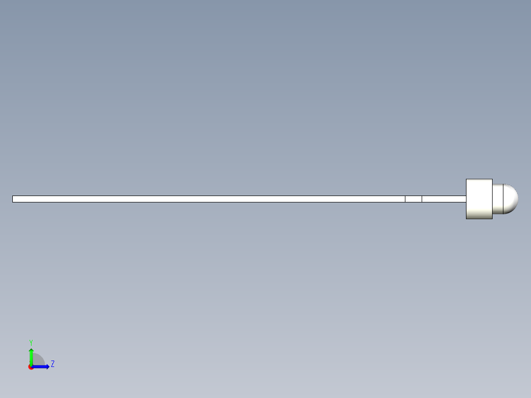 光电元件封装-L-2060SRC左视图