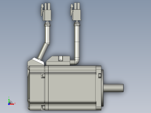 200W MHMJ伺服马达前视缩略图