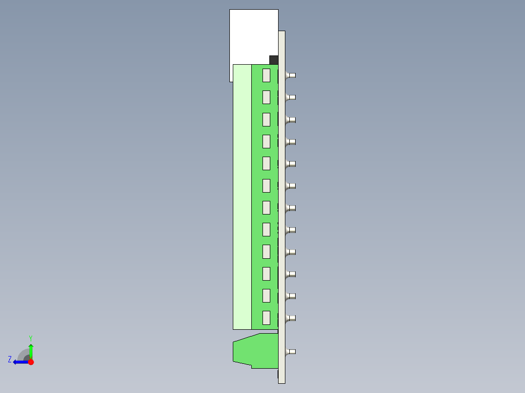 STB4100 Mach3 运动控制卡右视图