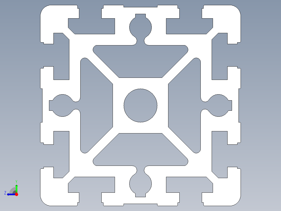 型材-BR 90X90H KJN990500.STEP右视图