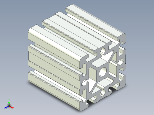 型材-BR 90X90H KJN990500.STEP正等轴测缩略图