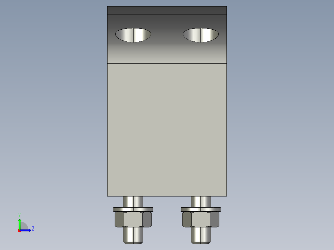 取手(塑膠)KW-3D多系列多零件图纸模型左视图