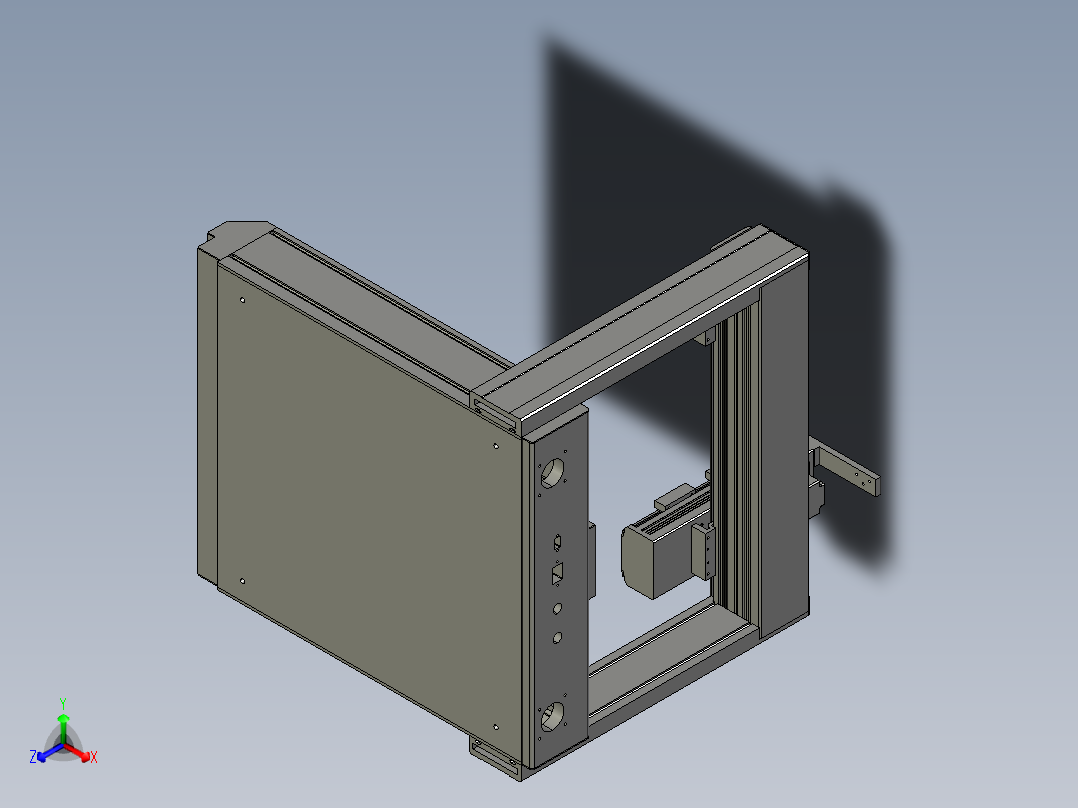 同步带桌面式平台B441-57步进版主视图