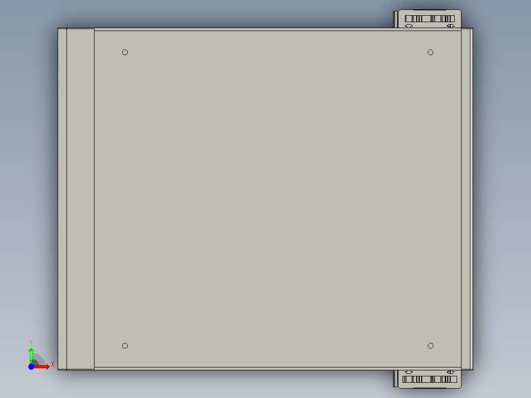 同步带桌面式平台B441-57步进版前视图