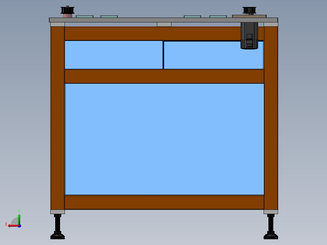 非标搬运机后视图