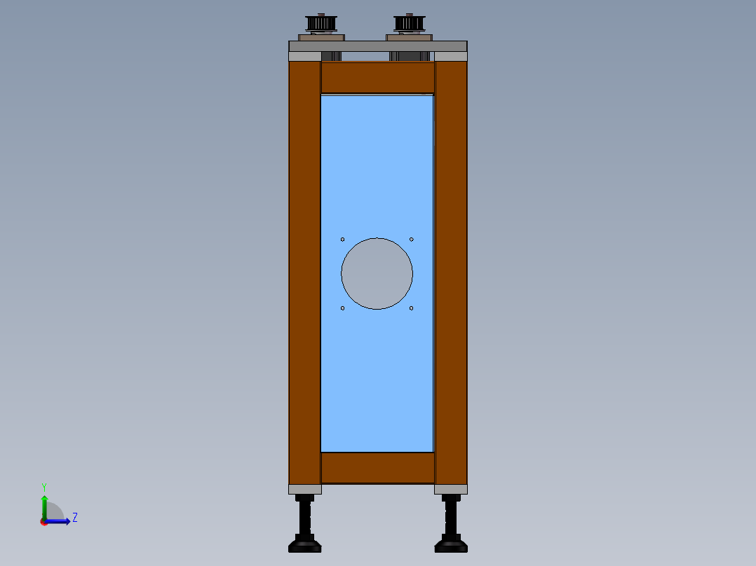 非标搬运机左视图