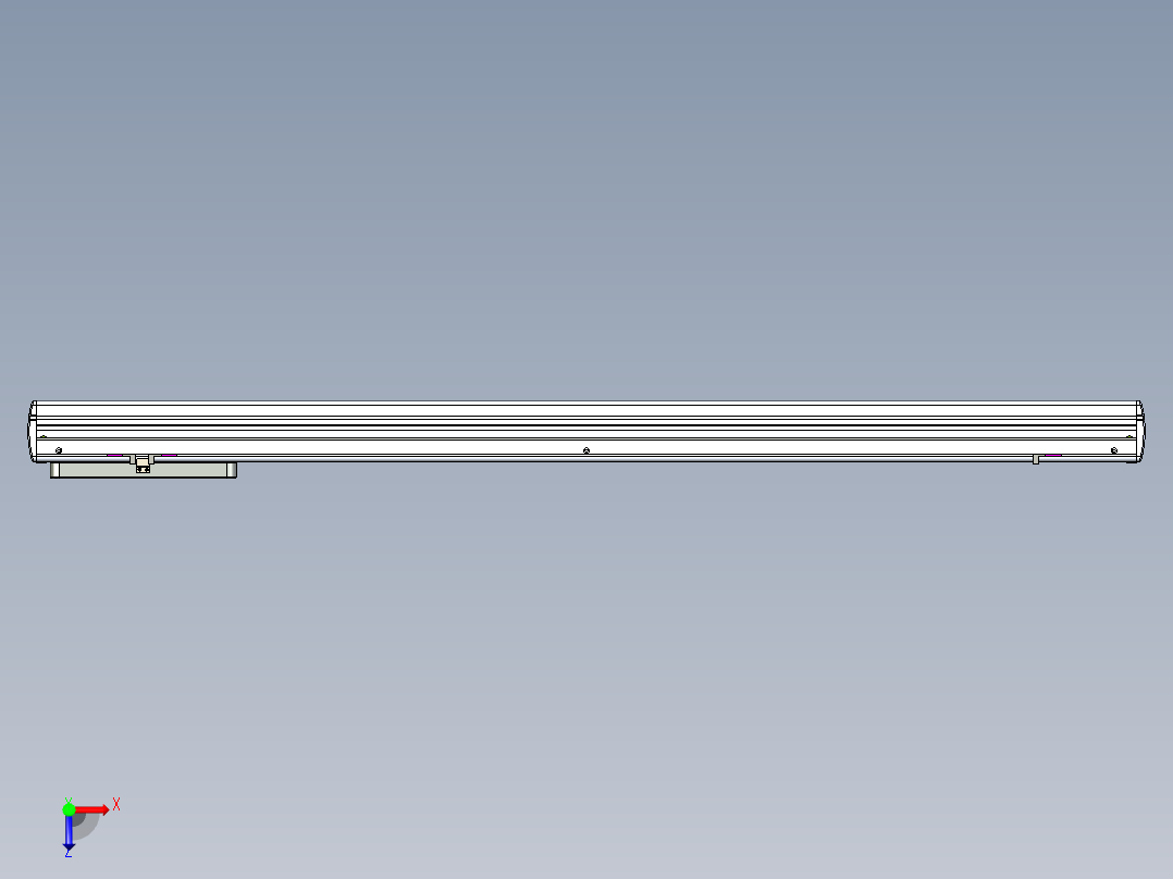 威洛博LC系列3d模型模组LC14S2Y-S1000俯视图